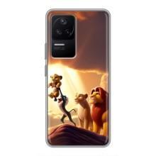 Чехол Король лев на Поко Ф4 (5G) (Рождение Симбы)