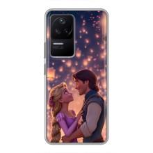 Чехол Рапунцель для Xiaomi POCO F4 (5G) (Принцесса и принц)