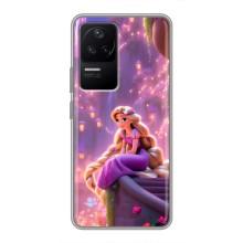 Чехол Рапунцель для Xiaomi POCO F4 (5G) (Рапунцель в замке)