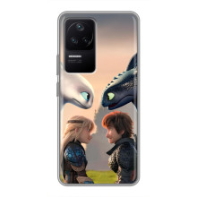 Чехол как приручить дракона на Xiaomi POCO F4 (5G) (Гикавка и Астрид)
