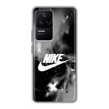 Чехол с логотипом Найк на Xiaomi POCO F4 (5G) – Найк дымчатый