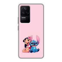 Чехол с принтом Стич на Xiaomi POCO F4 (5G) (Лило и Стич)