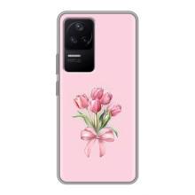 Чохол з розовим принтом для Xiaomi POCO F4 (5G) – Букет квітів