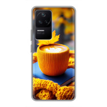 Чохол з унікальним дизайном 'Осінь з кавою' для Xiaomi POCO F4 (5G) – Кава з жовтим