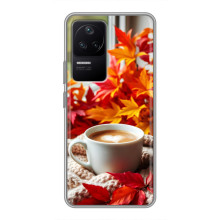 Чохол з унікальним дизайном 'Осінь з кавою' для Xiaomi POCO F4 (5G)