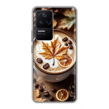 Чохол з унікальним дизайном 'Осінь з кавою' для Xiaomi POCO F4 (5G) – Пряна кава