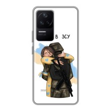 Патриотический Чехол для Xiaomi POCO F4 (5G) (Верим в ЗСУ)