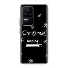 Рождественские, Праздничные Чехлы для Поко Ф4 (5G) (Christmas loading)