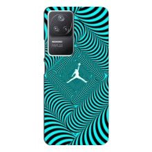 Силиконовый Чехол Nike Air Jordan на Поко Ф4 (5G) (Jordan)