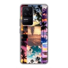 Силіконовий чохол з КАРТИНКАМИ літо для Xiaomi POCO F4 (5G) (AlphaPrint) (Літня відпустка)