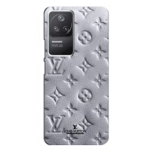 Текстурный Чехол Louis Vuitton для Поко Ф4 (5G) – Белый ЛВ