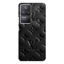 Текстурный Чехол Louis Vuitton для Поко Ф4 (5G) (Черный ЛВ)