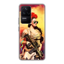 ЗСУ Чехлы (TPU) для Xiaomi POCO F4 (5G) (Женщина солдат)