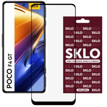 Защитное стекло SKLO 3D (full glue) для Xiaomi Poco F4 GT – Черный