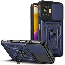 Ударостійкий чохол Camshield Serge Ring для Xiaomi Poco F4 GT – Синій