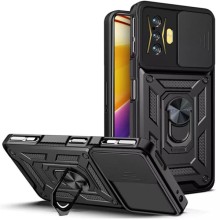 Ударостійкий чохол Camshield Serge Ring для Xiaomi Poco F4 GT – Чорний