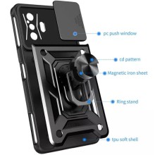 Ударостійкий чохол Camshield Serge Ring для Xiaomi Poco F4 GT – Чорний
