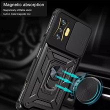 Ударостійкий чохол Camshield Serge Ring для Xiaomi Poco F4 GT – Чорний