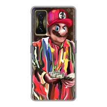 Брендновые Чехлы для Xiaomi POCO F4 GT - (PREMIUMPrint) (Mario LV)