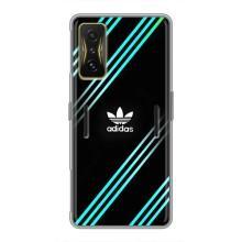 Чохли Адидас для Xiaomi POCO F4 GT (AlphaPrint) – Адідас з полосами