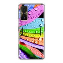 Чехлы (ART) Цветы на Xiaomi POCO F4 GT (VPrint) (Семицветик)