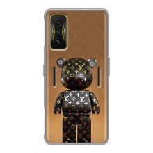 Чехлы для Xiaomi POCO F4 GT - Bearbrick Louis Vuitton (PREMIUMPrint) (Bearbrick)