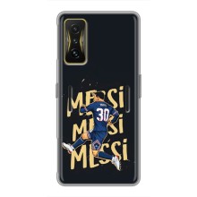 Чохли для Xiaomi POCO F4 GT (Leo чемпіон) (AlphaPrint) (Messi ПСЖ)