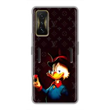 Чехлы для Xiaomi POCO F4 GT - Скрудж МакДак Louis Vuitton (PREMIUMPrint) – Скрудж с бриллиантом