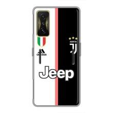 Чехлы для Xiaomi POCO F4 GT (VPrint) - Футбольные клубы – Juventus