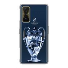 Чехлы для Xiaomi POCO F4 GT (VPrint) - Футбольные клубы – Кубок ЛЧ