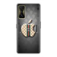 Чехлы ГУЧЧИ для Поко Ф4 GT (AlphaPrint) (Apple gucci)