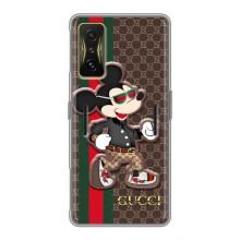 Чехлы ГУЧЧИ для Поко Ф4 GT (AlphaPrint) (Маус Гуччи)