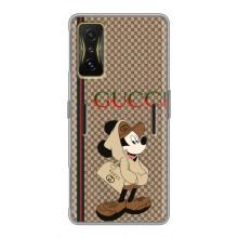 Чехлы ГУЧЧИ для Поко Ф4 GT (AlphaPrint) (Mickey GUCCI)