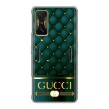 Чехлы ГУЧЧИ для Поко Ф4 GT (AlphaPrint) (Текстура Гуччи)