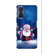 Чехлы на Новый Год Xiaomi POCO F4 GT – Маленький Дед Мороз