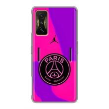 Чехлы PSG для Xiaomi POCO F4 GT (AlphaPrint) (яркий ПСЖ)