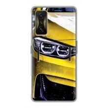 Чохли з Машинами на Сяомі POCO F4 GT (VPrint) (Жовта машина)