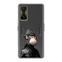 Чехлы с Обезьянами NFT для Xiaomi POCO F4 GT (AlphaPrint) (стильная обезьяна NFT)