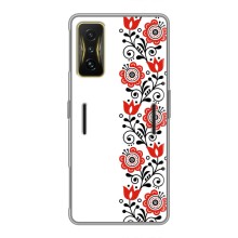 Чохол для Патріота України Xiaomi POCO F4 GT - (AlphaPrint) (Яскрава вишиванка)