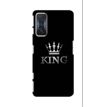 Чехол (Корона на чёрном фоне) для Поко Ф4 GT – KING