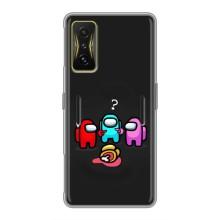 Чехол Амонг Ас для Xiaomi POCO F4 GT (AlphaPrint) (Импостер)