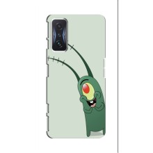 Чехол с картинкой "Одноглазый Планктон" на Xiaomi POCO F4 GT (Милый Планктон)