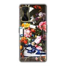 Чехол для Xiaomi POCO F4 GT - с принтом Найк (AlphaPrint) – Стиль Найк