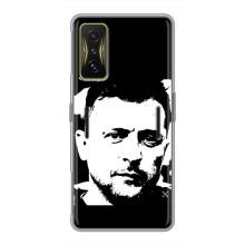 Чехол для Xiaomi POCO F4 GT (AlphaPrint - с принтом Зеленского) – Зеленский АРТ