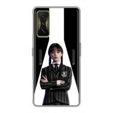 Чехлы Венсдей на Xiaomi POCO F4 GT Уэнсдей (AlphaPrint) (W-Wednesday)