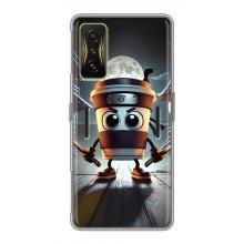 Чехол с мемом Тралалело тралала на Xiaomi POCO F4 GT – Капучино асасино