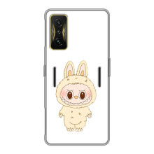 Чехол с принтом Лабубу для Xiaomi POCO F4 GT – Бежевый Лабубу