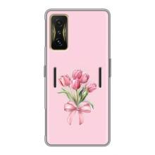 Чохол з розовим принтом для Xiaomi POCO F4 GT – Букет квітів