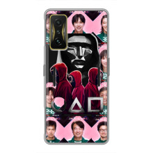 Чохол Гра в кальмара для Xiaomi POCO F4 GT – Персонажі гри кальмара