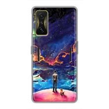 Космические Чехлы для Поко Ф4 GT (VPrint) (Галактический вид)